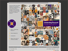 Tablet Screenshot of celebratingresearch.org